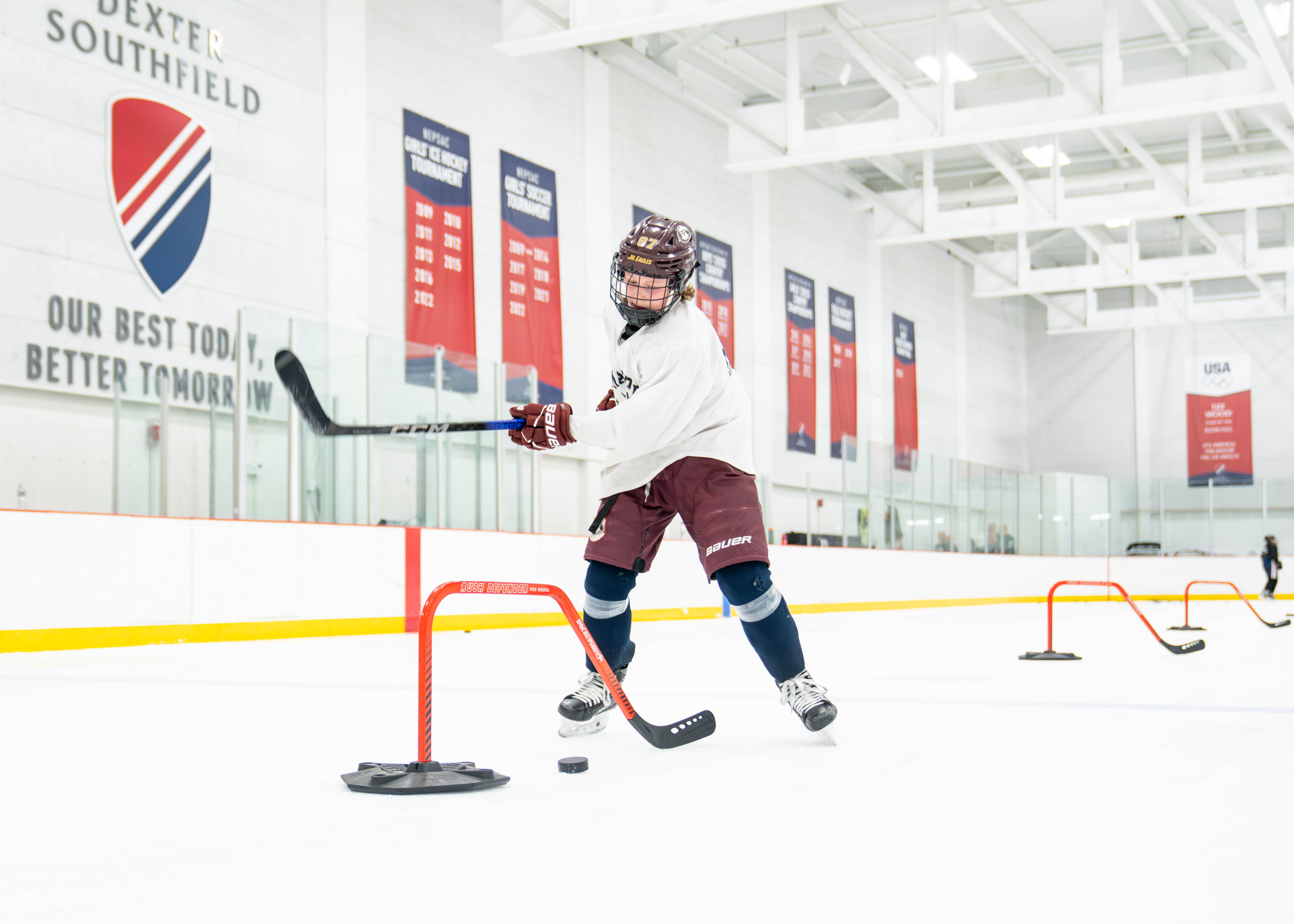 December hockey training masterclass for youth hockey players in Boston, MA